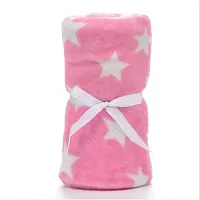 BRANDONN New Born All Season Ultrasoft Baby Blanket for Babies (Pink/Blue) Pack of 2, Fur  Sherpa, lightweight-thumb3
