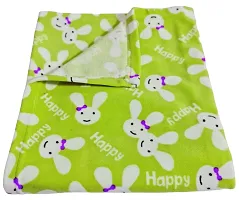 First Kick Baby Blankets Newborn Hooded Soft Wrapper Cum Towel for Baby Boys and Baby Girls(100 cm x 75 cm, Sea Green, 0-6 Months) Pack of 1-thumb1