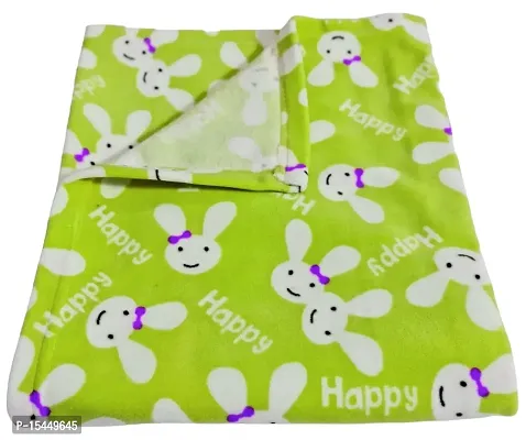 First Kick Baby Blankets Newborn Hooded Soft Wrapper Cum Towel for Baby Boys and Baby Girls(100 cm x 75 cm, Sea Green, 0-6 Months) Pack of 1-thumb2