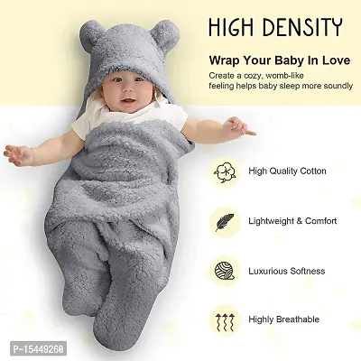 BRANDONN Baby Blankets New Born Pack of Double Layered Wrapping Sheet Cum Wrapper Blanket-thumb4