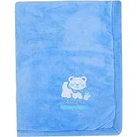 BRANDONN Baby Blankets New Born Double Layer Soft Coral Crib Top Sheet Cum Baby Bath Towel Bed Bedding for Baby Boys and Baby Girls-thumb1