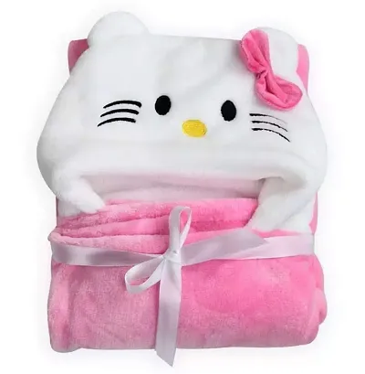 BRANDONN 3 in 1 Baby Blanket/Bath Towel/Baby Wrapper Pack of 2