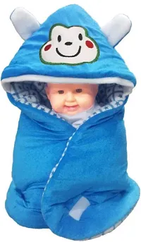 BRANDONN New Born Baby Blankets Combo Pack Swaddle Wrapper Baby Blankets for Babies Cum Baby Sleeping Bag-thumb4