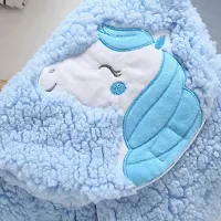 First Kick New Born Baby Blanket Pack of Super Soft Wearable Baby Wrapper Cum Baby Sleeping Bag for Baby Boys, Baby Girls, Babies (76cm x 70cm, 0-6 Months)-thumb4