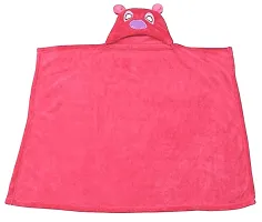First Kick Fleece New Born Baby Blanket Pack of Super Soft Bathrobe Baby Wrapper Cum Baby Bath Towel For Baby Boys, Baby Girls, Babies (80Cm X 80Cm, 0-6 Months Lightweight (Pink)-thumb4