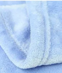 BRANDONN Ultra Soft Organic Premium Bathrobe Cum Bath Gown For Babies Cum Baby Bath Towel(Blue Puppy)-thumb4