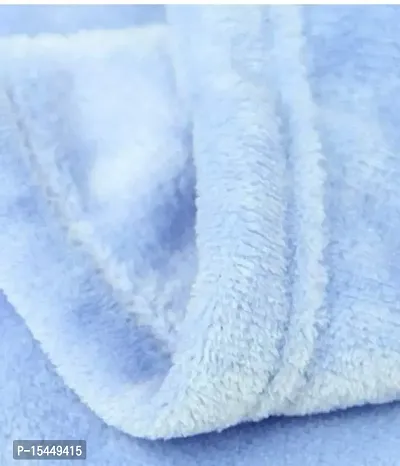 BRANDONN Ultra Soft Organic Premium Bathrobe Cum Bath Gown For Babies Cum Baby Bath Towel(Blue Puppy)-thumb5