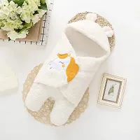 First Kick Baby Blankets Newborn Combo Pack of Super Soft Baby Wrapper Cum Baby Sleeping Bag for Baby Boys, Baby Girls, Babies (76cm x 70cm, 0-6 Months) Pack of 2-thumb4
