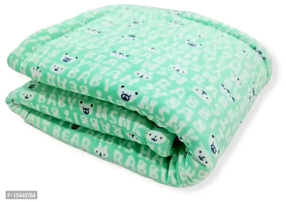 BRANDONN New Born Baby Blankets All Season Fluffy 3 Layered Wrapping Sheet for Baby Boys and Baby Girls, 87 cm x 70 cm, (0-6 Months)-thumb2