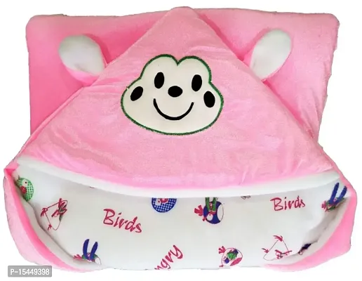BRANDONN Newborn Value Hamper Pack of 5 Hooded Baby Blankets for Babies(Pack of 5)-thumb4