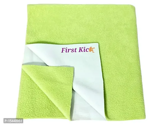 First Kick Waterproof Baby Bed Protector/Mattress Dry Sheet (70cm X 50cm) for Born Baby/Kids