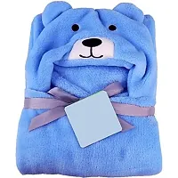 BRANDONN New Born Premium Hooded All Season Wrapper Cum Baby Bath Towel Cum Baby Blanket for Babies Pack of 2-thumb1