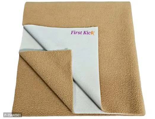 First Kick Waterproof Baby Bed Protector/Mattress Dry Sheet (70cm X 50cm) for Born Baby/Kids