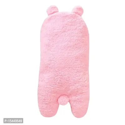 BRANDONN Super Soft Flannel Swaddle Hooded Wrapper Cum Blanket For New Born Babies (Pink, 0-6 Months), Lightweight-thumb4