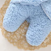 BRANDONN Flannel 76 X 68 Cm Baby Blanket, Blue, 1 Pc-thumb3