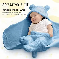 BRANDONN Baby Blankets New Born Pack of Wearable Double Layered Wrapping Sheet Cum Wrapper Blanket-thumb2