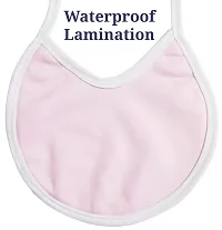 First Kick Waterproof Laminated Baby Apron with Bib Knot Pack of 12-thumb2