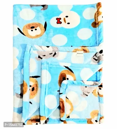 BRANDONN Baby Blankets Newborn Hooded Soft Wrapper Cum Towel for Baby Boys and Baby Girls Pack of 1-thumb0