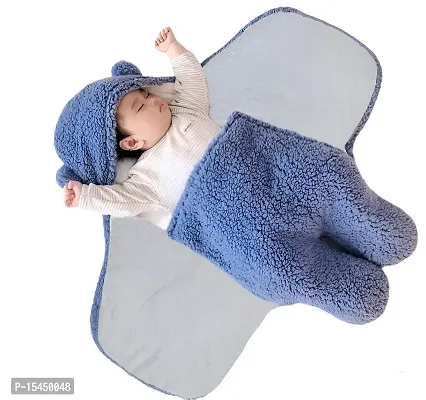 BRANDONN 3 in 1 Baby Boy's and Baby Girl's Baby Blanket/Safety Bag/Sleeping Bag for Babies for Babies-thumb3