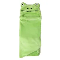 First Kick Baby Bath Towel Pack of Hooded Soft Wrapper Towel for Baby Boys and Baby Girls-thumb1