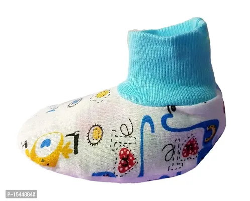 BRANDONN Newborn Set of Cap, Gloves and Socks Mitten Set for Babies Pack of 1-thumb5