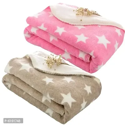 New Born Baby Wrapping Sheet Blanket For 0-6 Months Baby Boys And Baby Girls Pack of 2-thumb0