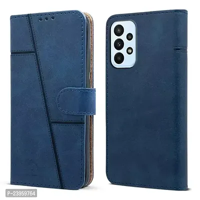 STC Leather Flip Back Cover For Samsung A33 5G