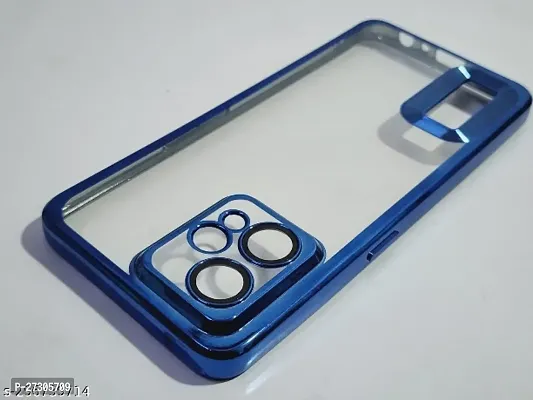 STC CD Chrome Back Cover For Realme 9pro plus 4g (blue)