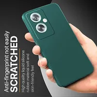 STC OG Silicone Cloth Back Cover For Oppo A79 5g (green)-thumb2