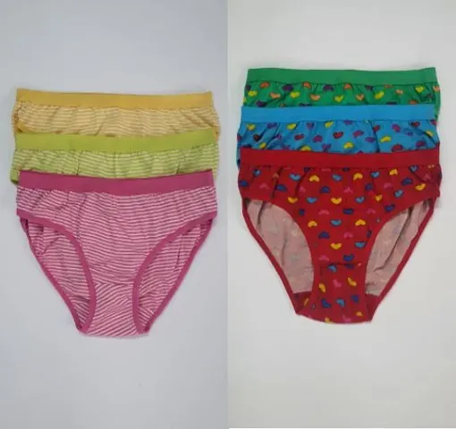 Womens Cotton Printed Hipster Panty - Pack Of 6