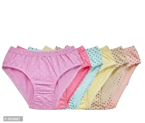 Pack Of 6 Cotton Printed Briefs/Panties Combo