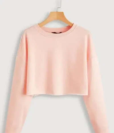 Stylish Solid Crop Top for Women