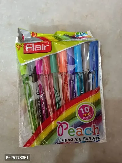 Flair Glitter Extra Sparkle Gel Pen Set Of 10 Vibrant Color