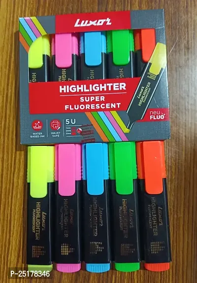 Highlighter In Packet In Which 5 Different Colors Set Of 10