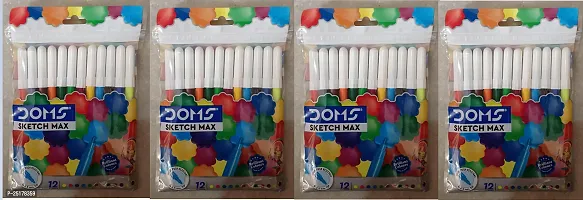 Sketch Max Non-Toxic Water Color Sketch Pens Pack Of 4-thumb0