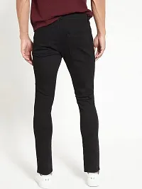 STITCH FACTORY Men's Skinny Jeans (34) Black-thumb3