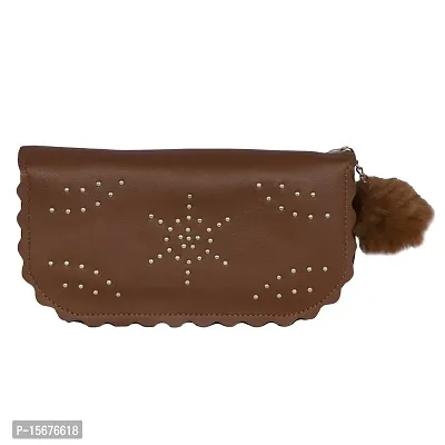 Hawai Stylish Faux Leather Light Weight Beautifully Designed Ladies Purse Clutch Wallet for Women Girls LW723-thumb0