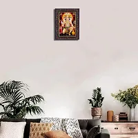 Hawai Pancha Mukhi Hanuman Designer Wall Hanging Engineered Wood Photo Frame for Worship Use 8.5x7inch SFDI00306BLKFRM-thumb3