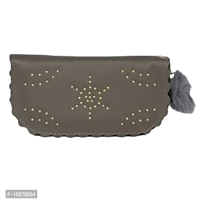 Hawai Stylish Faux Leather Light Weight Beautifully Designed Ladies Purse Clutch Wallet for Women Girls LW720-thumb0