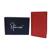 Hawai Genuine Leather Brown Colour 6 Card Slots Card Holder Case for Men  Women-thumb2