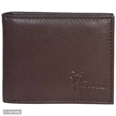 Hawai Genuine Leather Brown Wallet for Men-thumb0