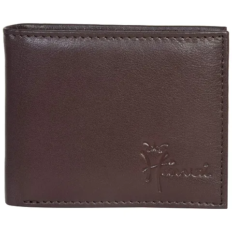 Hawai Genuine Leather Brown Wallet for Men