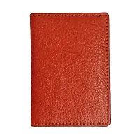 Hawai Genuine Leather Brown Colour 6 Card Slots Card Holder Case for Men  Women-thumb3