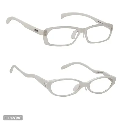 Hawai Unisex Rectangle and Oval Eyeglass Frame Combo-thumb0