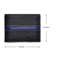 Hawai Genuine Leather Black Wallet for Men with Photo Id Window and Multiple Card Slots-thumb4
