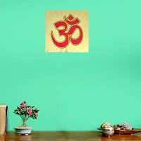 Hawai Om 24k Gold Plated Poster Photo for Home Office Puja Ghar Worship use 23x23cm SFDI00199_NOF-thumb3