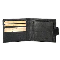Hawai Men Black Genuine Leather Wallet??(4 Card Slots)-thumb2