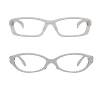 Hawai Unisex Rectangle and Oval Eyeglass Frame Combo-thumb3