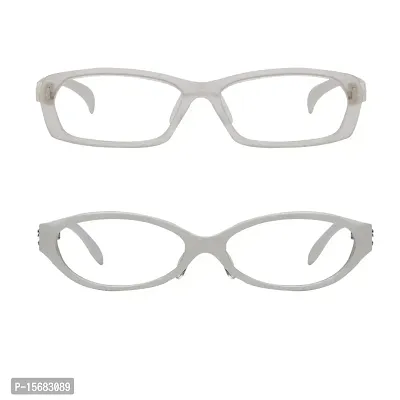 Hawai Unisex Rectangle and Oval Eyeglass Frame Combo-thumb4