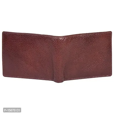 Hawai Genuine Leather Brown Colour Bi Fold Wallet for Men-thumb5